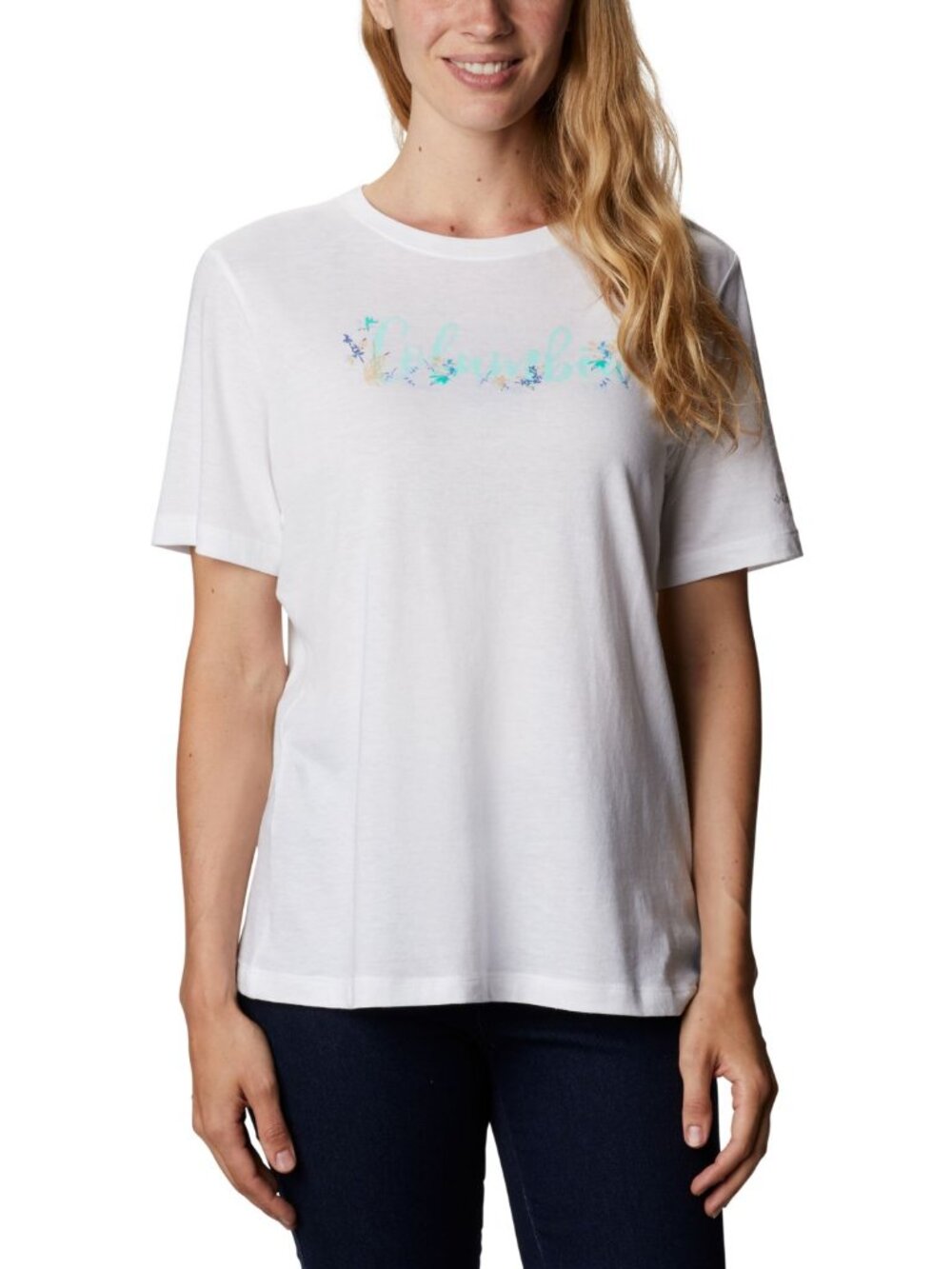Columbia Womens Activewear Plus Size Graphic-Print T-Shirt